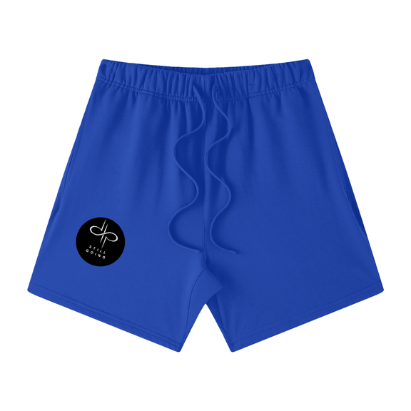 Heavyweight Earth Tone Loose Fit Cotton Shorts by ODMPOD