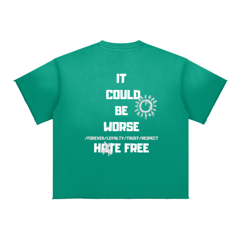 "limited edition" Sun Fade Raw Edge T-Shirt by ODMPOD