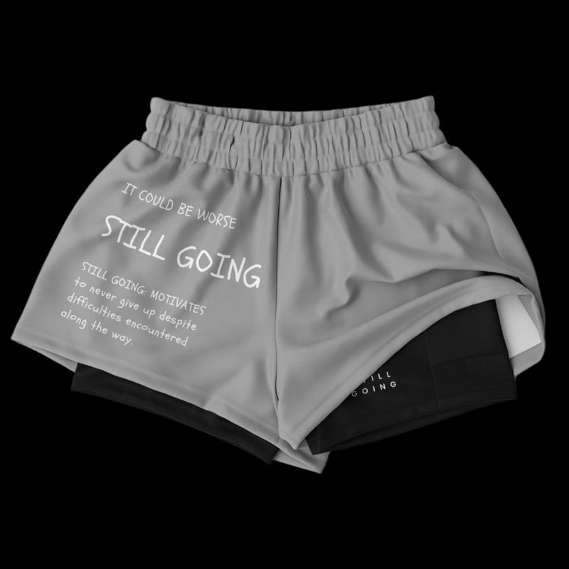 "WORDS HAVE POWER" Women's 2-in-1 Shorts by Subliminator