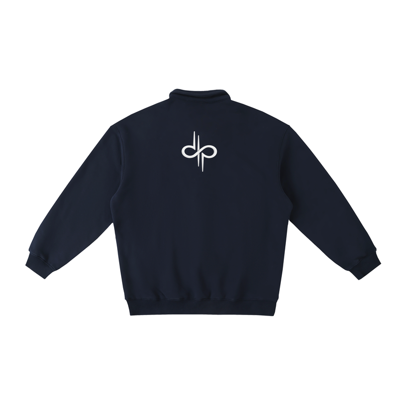 Heavyweight Polo-Collar Sweatshirt by ODMPOD