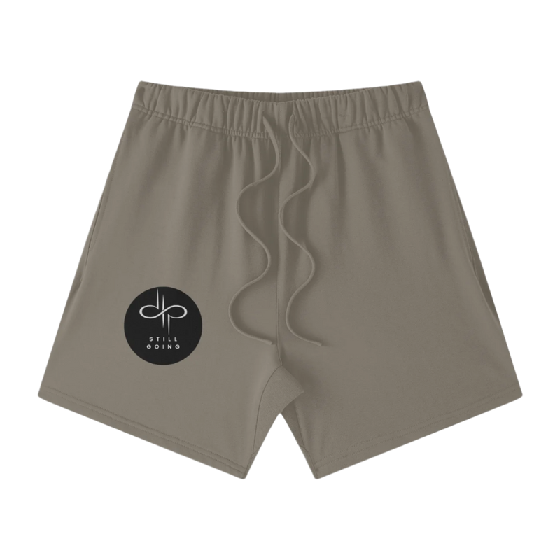 "WORDS HAVE POWER" Earth Tone Loose Fit FOG Shorts