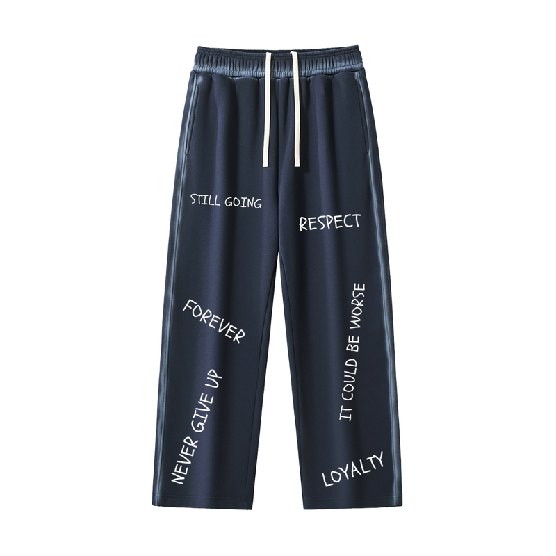 "WORDS HAVE POWER" Sunfaded Edge Fleece Sweatpants