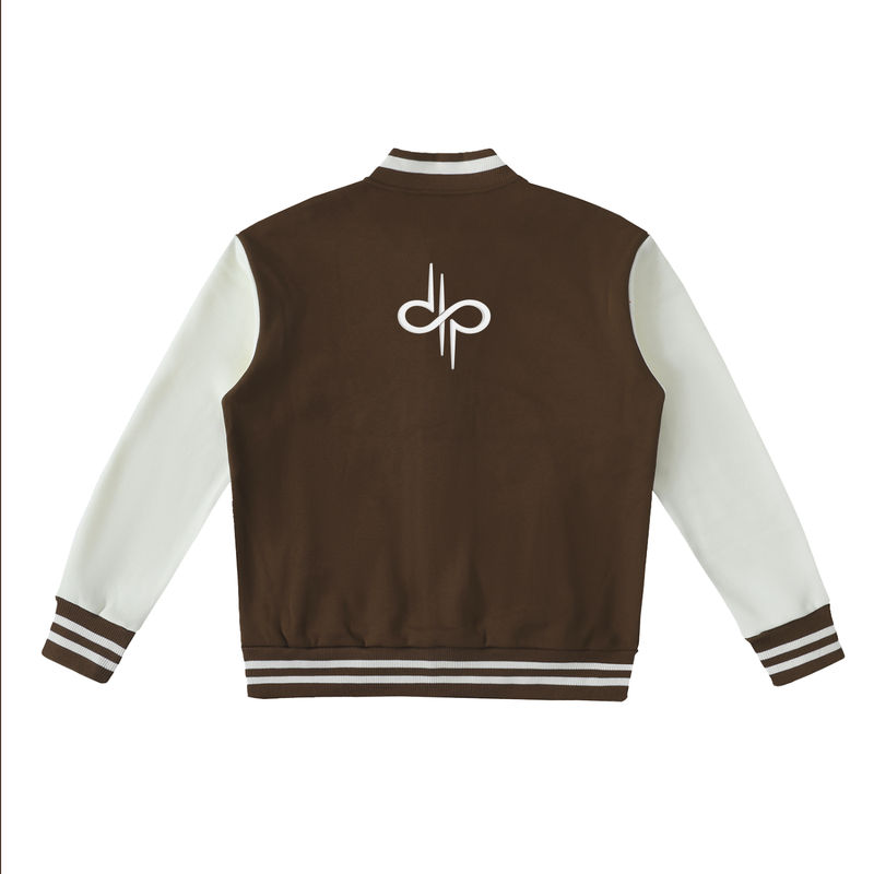Two-Tone Fleeced Varsity Jacket by ODMPOD