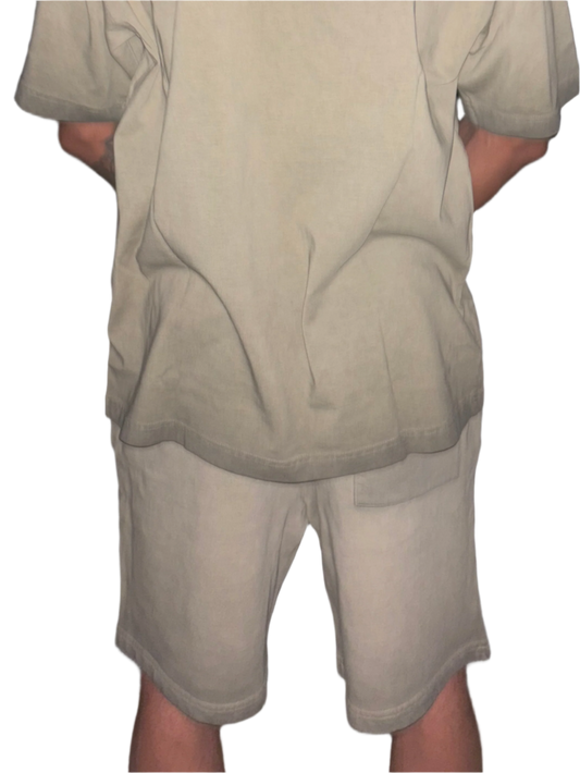 "WORDS HAVE POWER" Reverse Dyed Sweatshorts by ODMPOD