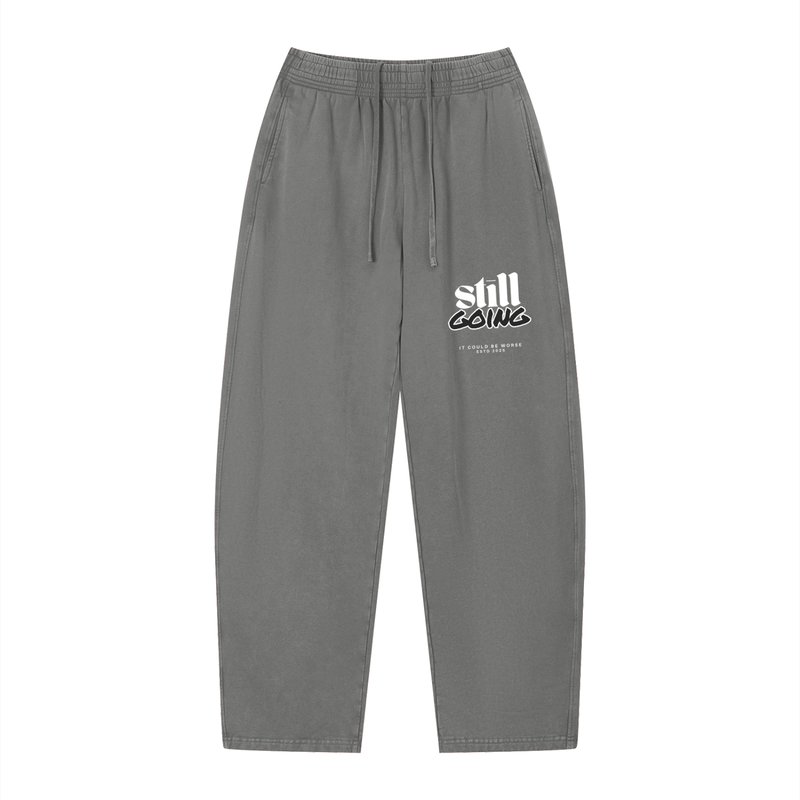 Vintage Wash Loose Sweatpants by ODMPOD
