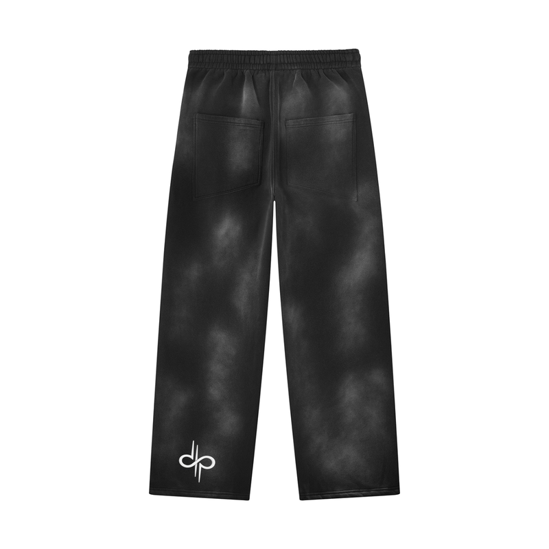 Sunfade Wide Leg Fleece Sweatpants by ODMPOD