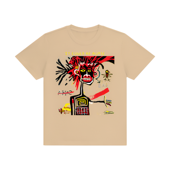 Cotton T-Shirt "CRAZY" by ODMPOD