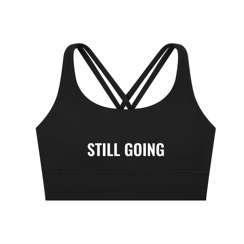 Strappy Criss-Cross Sports Bra by ODMPOD