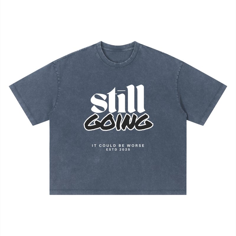 Unisex Vintage Wash Boxy T-Shirt by ODMPOD