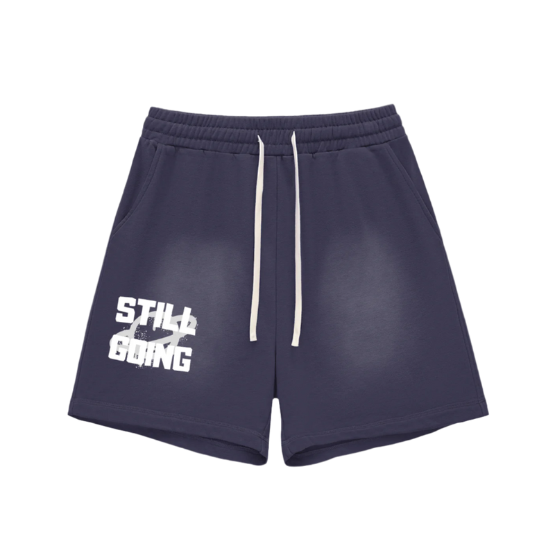 "limited edition" Sun Fade Raw Edge Cotton Shorts by ODMPOD