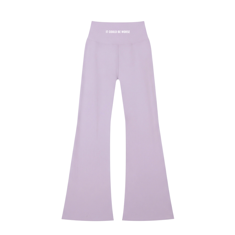 Women's High-Waisted Flare Leggings by ODMPOD