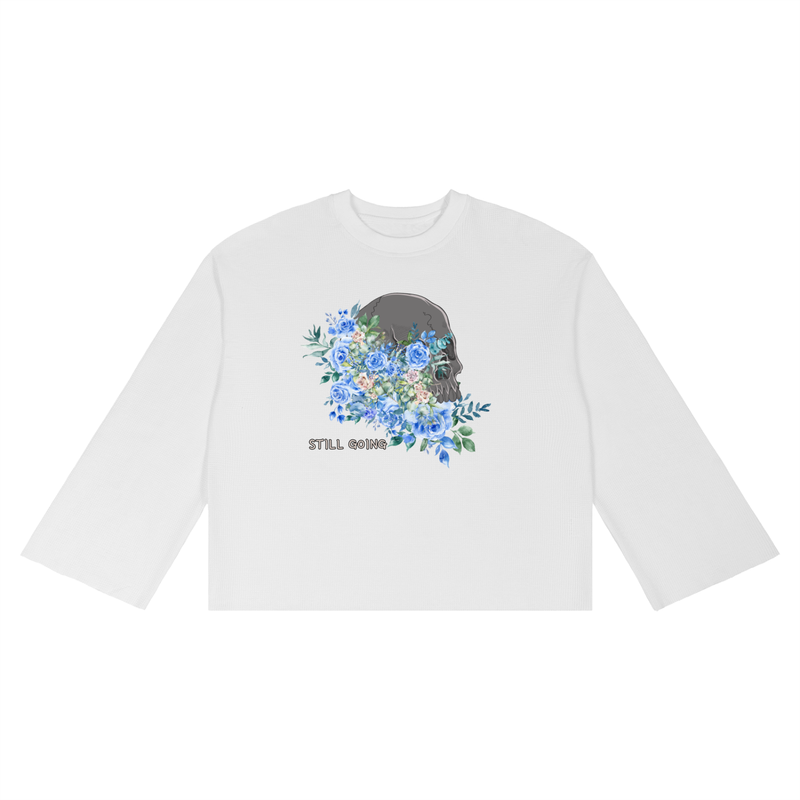 Waffle Raw Edge T-Shirt by ODMPOD
