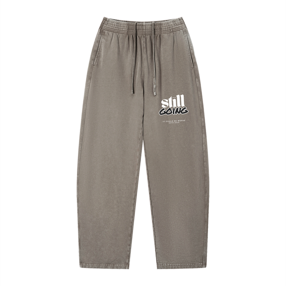 Unisex Vintage Wash Loose Sweatpants by ODMPOD