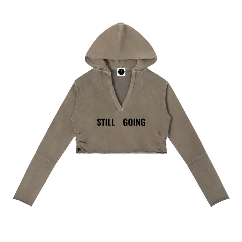 Vintage Washed Raw Edge Hoodie by ODMPOD
