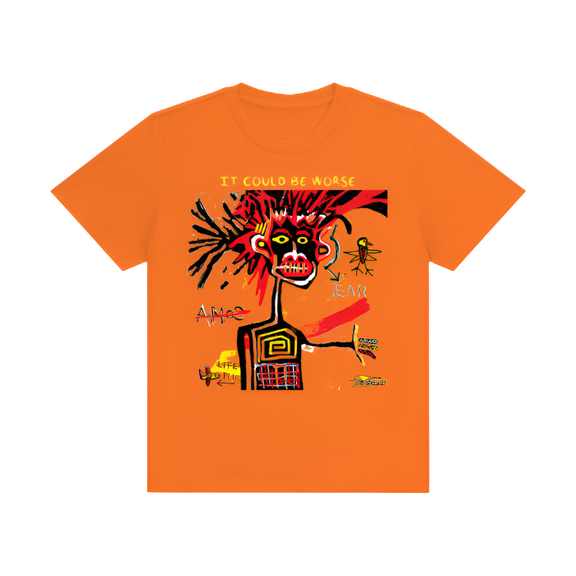 Cotton T-Shirt "CRAZY" by ODMPOD