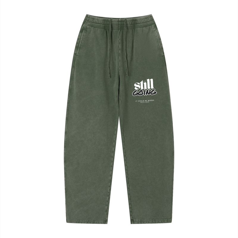 Unisex Vintage Wash Loose Sweatpants by ODMPOD