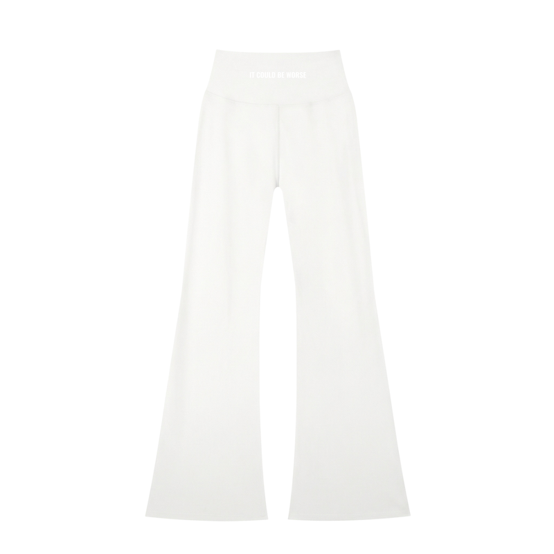 Women's High-Waisted Flare Leggings by ODMPOD