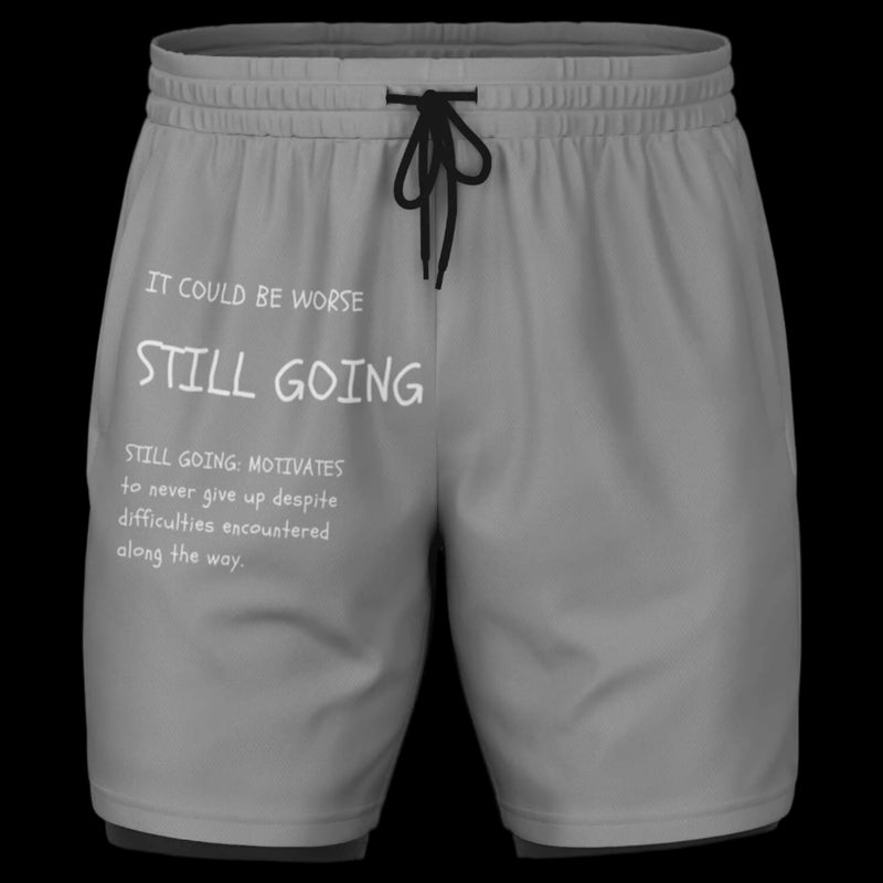 "WORDS HAVE POWER" Men's 2-in-1 Shorts by Subliminator