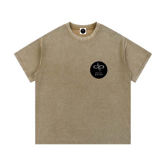 Mineral Wash Waffle Knit T-Shirt by ODMPOD