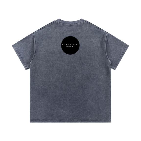 Mineral Wash Waffle Knit T-Shirt by ODMPOD