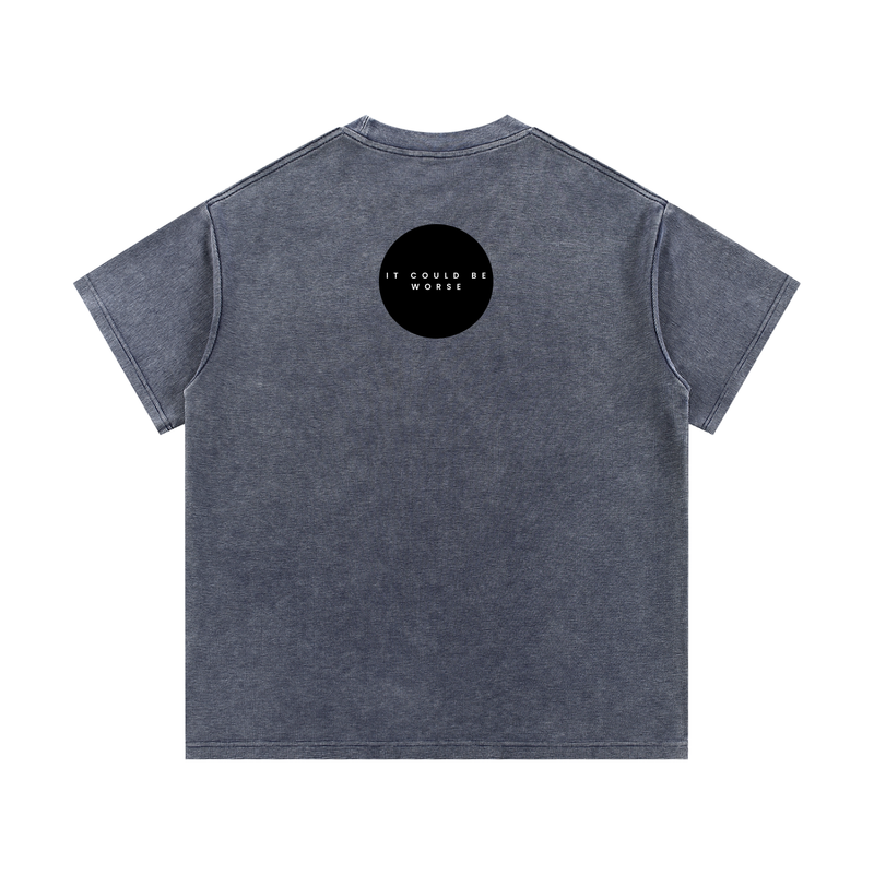 Mineral Wash Waffle Knit T-Shirt by ODMPOD