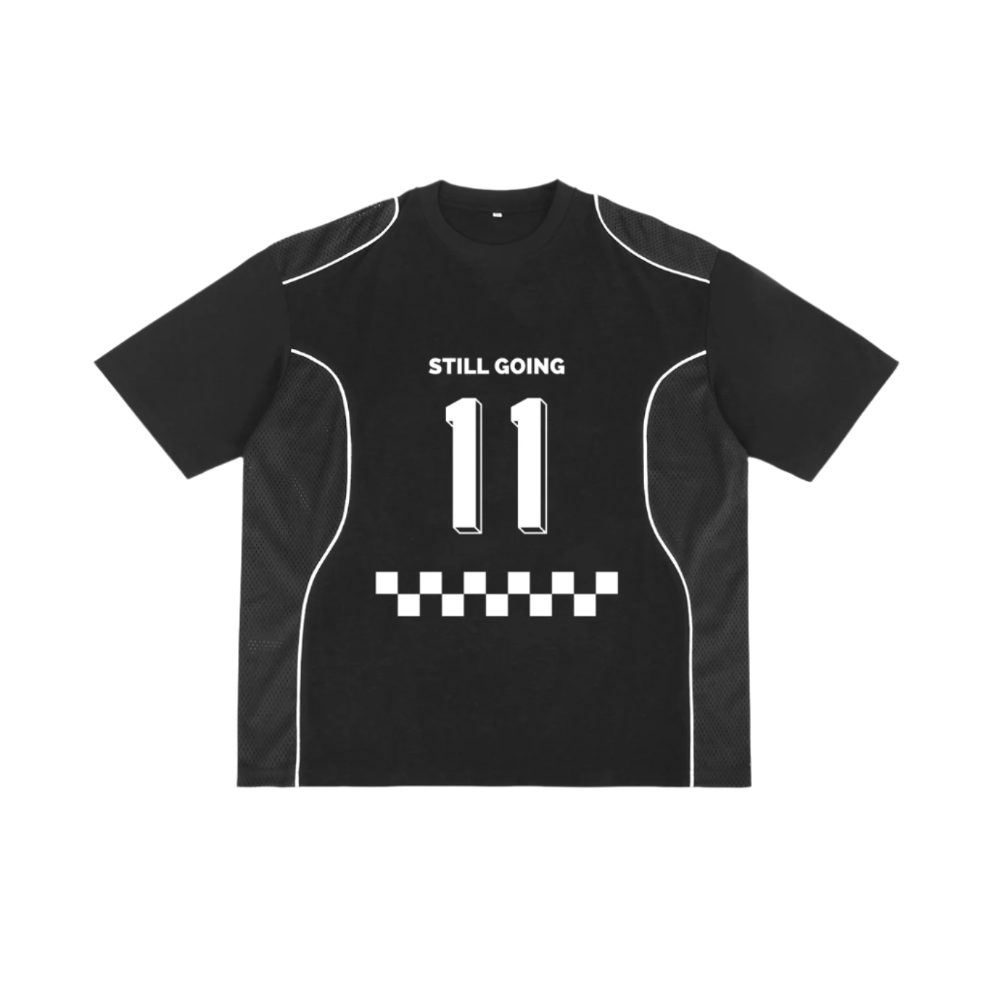 Contrast Piped Panel T-Shirt by ODMPOD