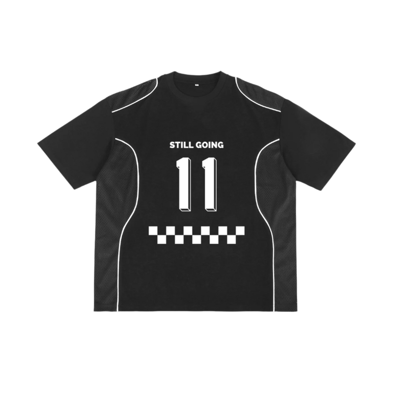 Contrast Piped Panel T-Shirt by ODMPOD