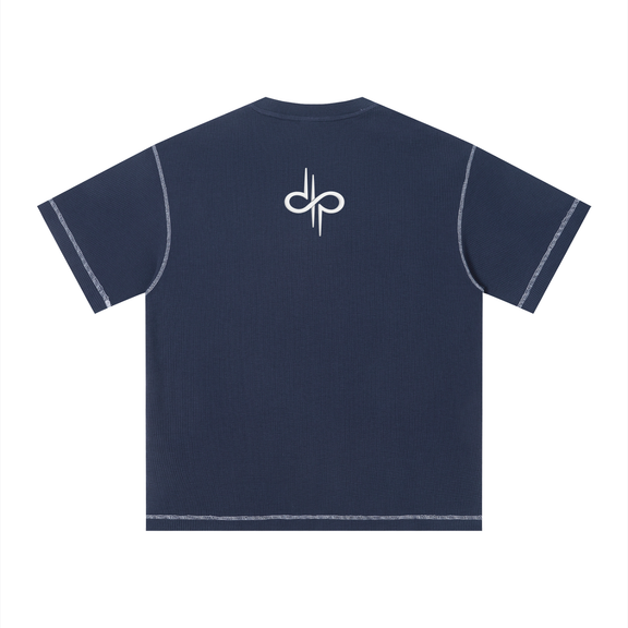 Sunfade Waffle Boxy T-Shirt by ODMPOD