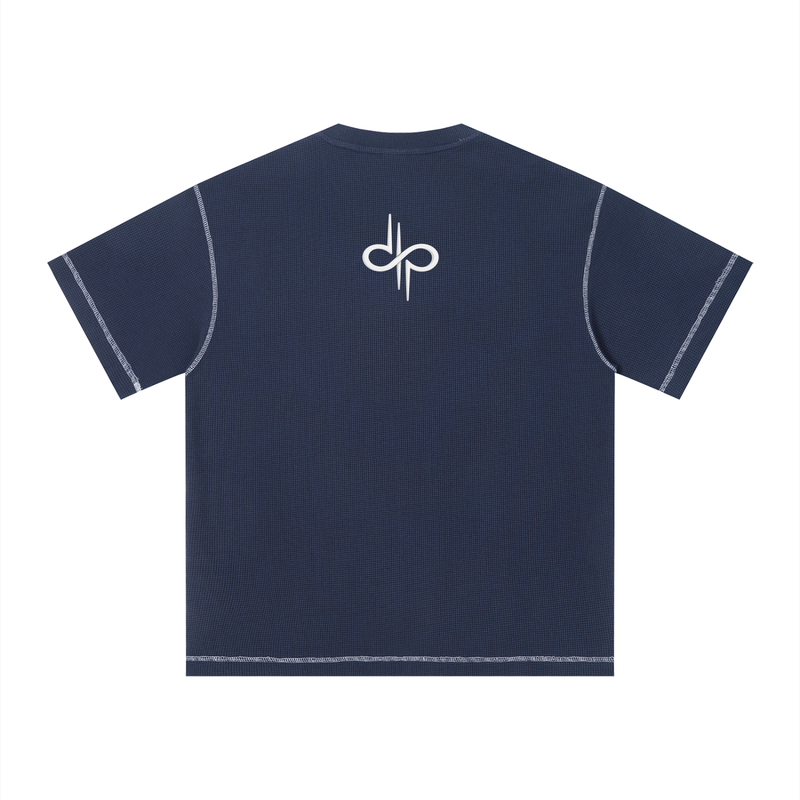 Sunfade Waffle Boxy T-Shirt by ODMPOD