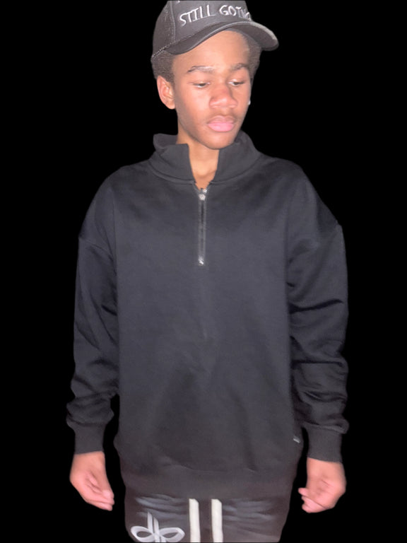"WORDS HAVE POWER" Half-zip Sweatshirt by PODpartner