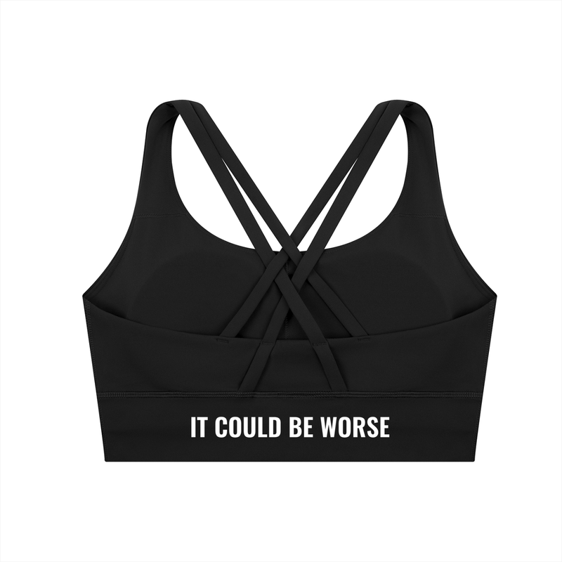 Strappy Criss-Cross Sports Bra by ODMPOD