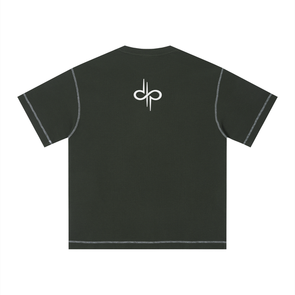 Sunfade Waffle Boxy T-Shirt by ODMPOD