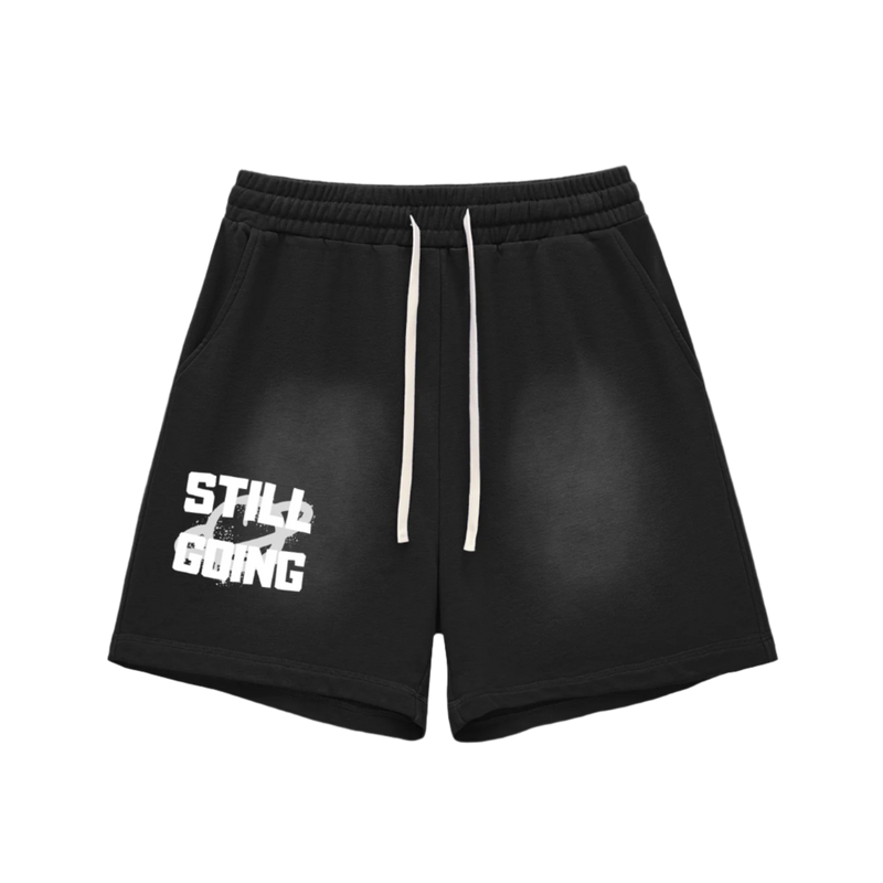 "limited edition" Sun Fade Raw Edge Cotton Shorts by ODMPOD