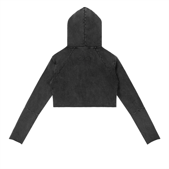 Vintage Washed Raw Edge Hoodie by ODMPOD