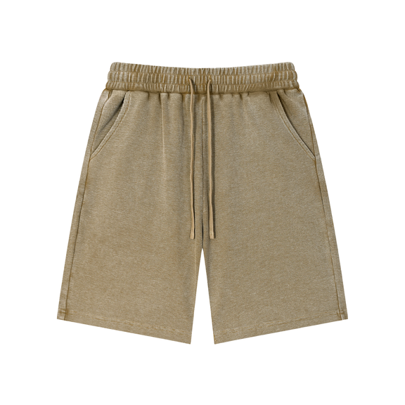 Mineral Wash Waffle Knit Shorts by ODMPOD