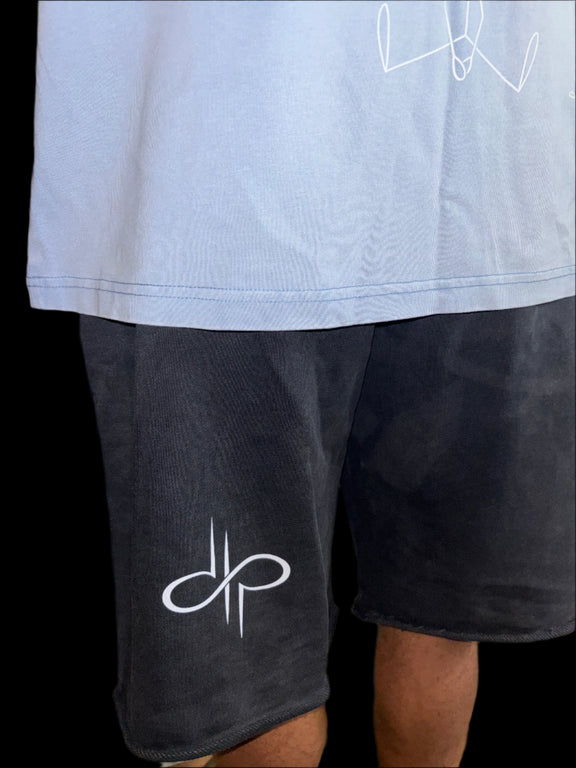 "WORDS HAVE POWER" Vintage Washed Shorts by ODMPOD