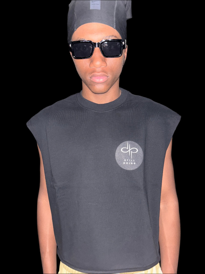 "WORDS HAVE POWER" French Terry Boxy Tank Top by ODMPOD