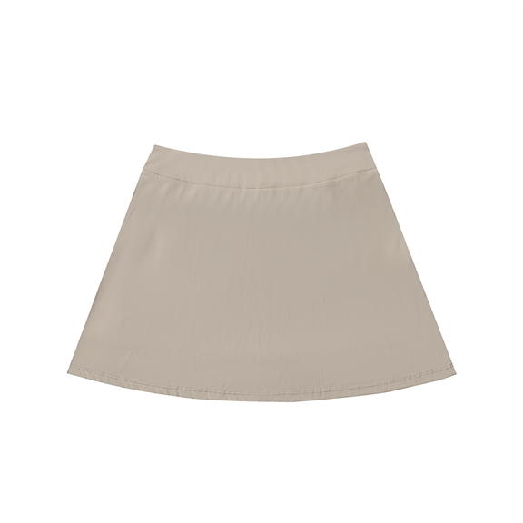 High-Waist Pocketed A-Line Skirt by ODMPOD