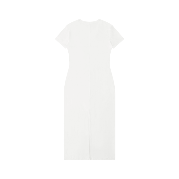 Women's V-Neck Short Sleeve Maxi Dress by ODMPOD