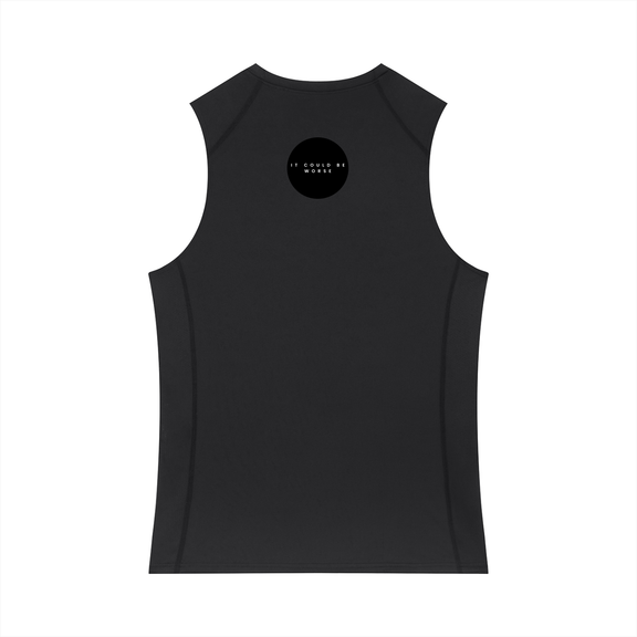 Men's Slim-Fit Topstitch Tank Top by ODMPOD