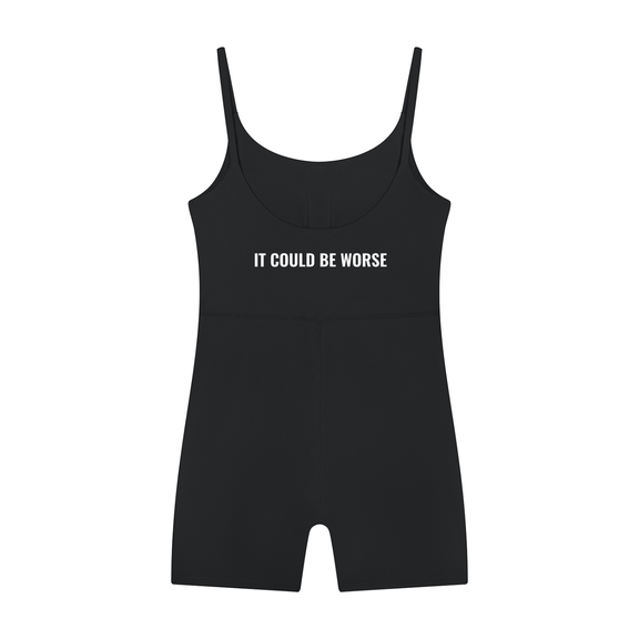 Women’s U-Neck Yoga Romper by ODMPOD