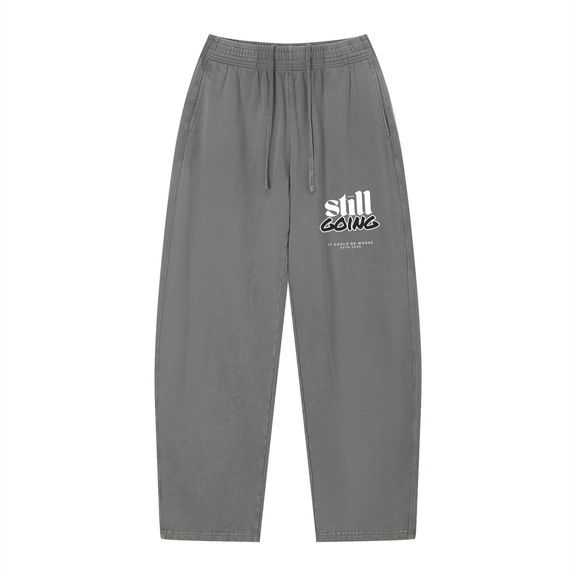 Unisex Vintage Wash Loose Sweatpants by ODMPOD