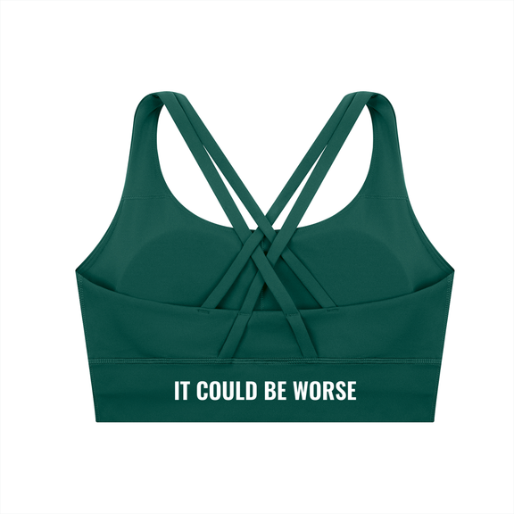 Strappy Criss-Cross Sports Bra by ODMPOD