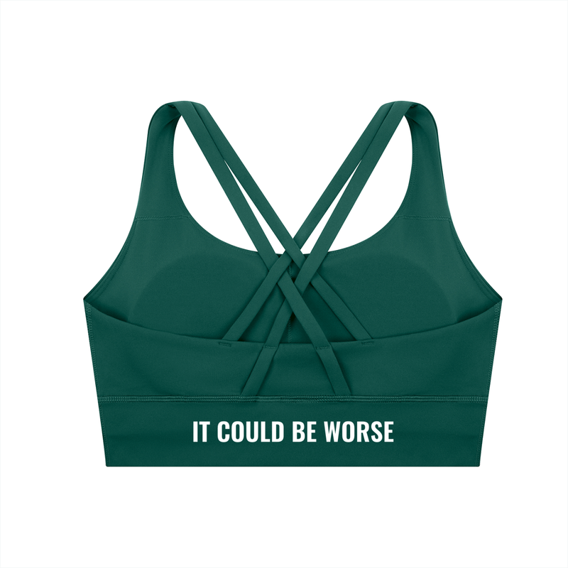 Strappy Criss-Cross Sports Bra by ODMPOD