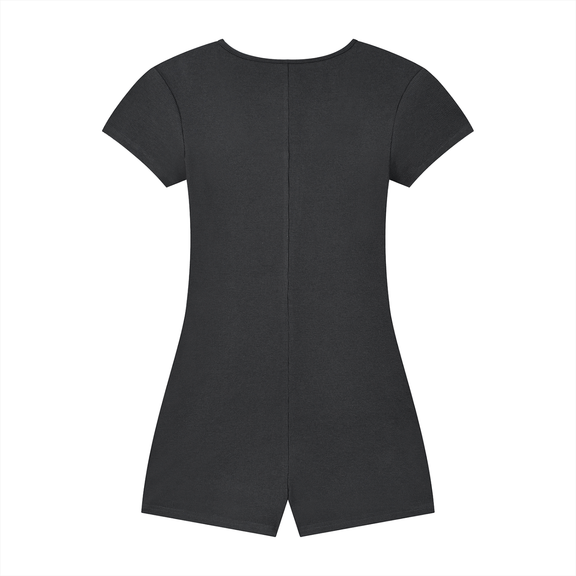 Women's Dual-Function Cape Tie-Waist Romper by ODMPOD