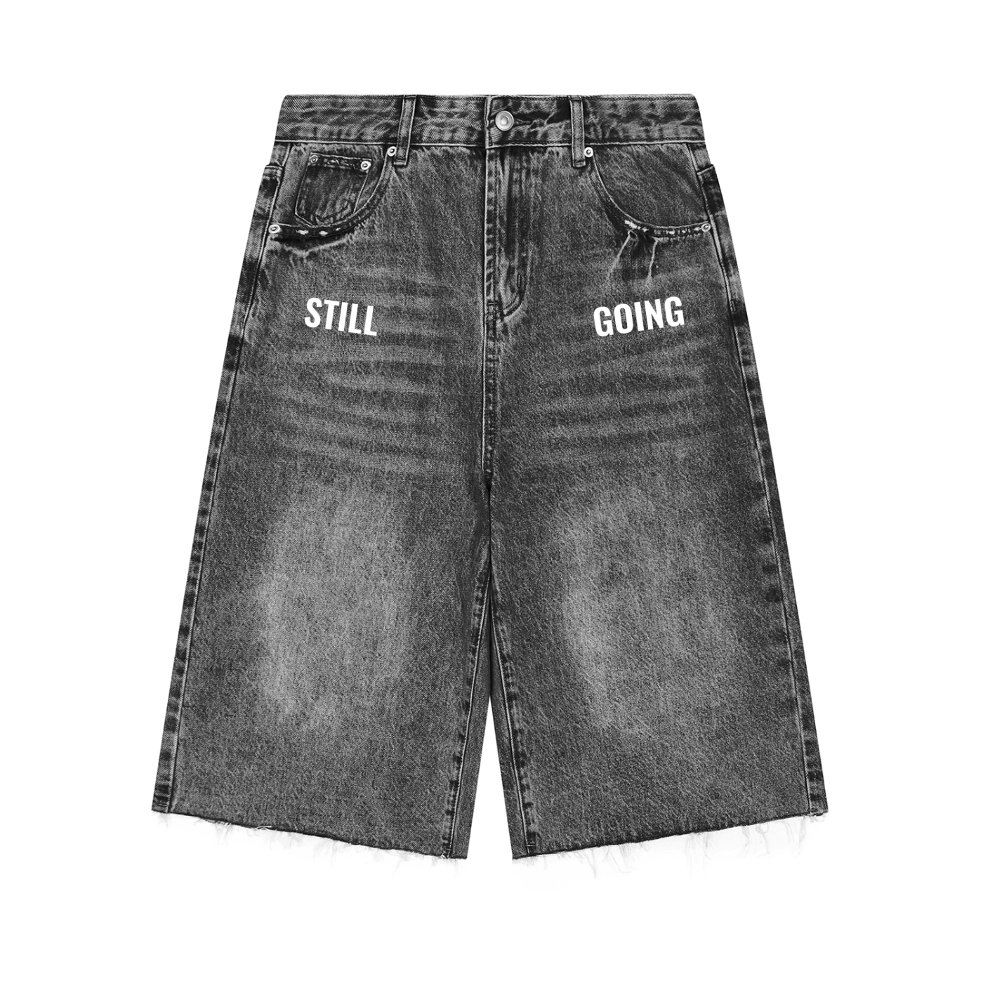 Men’s Vintage Wide Leg Denim Shorts by ODMPOD