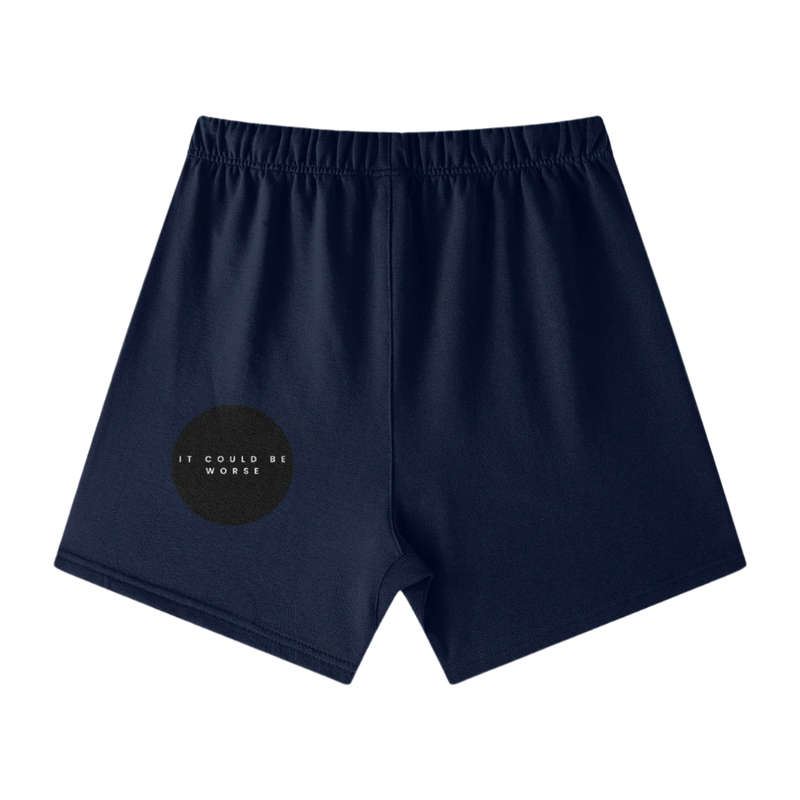 "WORDS HAVE POWER" Earth Tone Loose Fit FOG Shorts