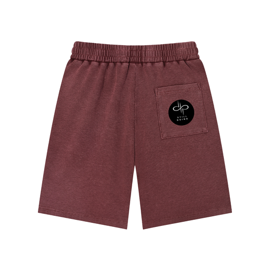 Mineral Wash Waffle Knit Shorts by ODMPOD