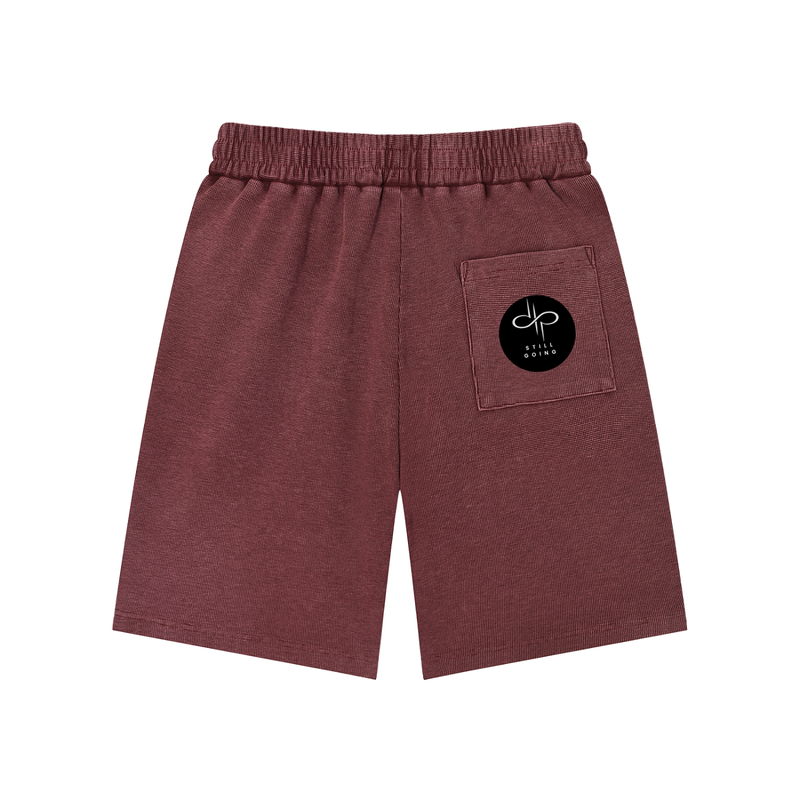 Mineral Wash Waffle Knit Shorts by ODMPOD