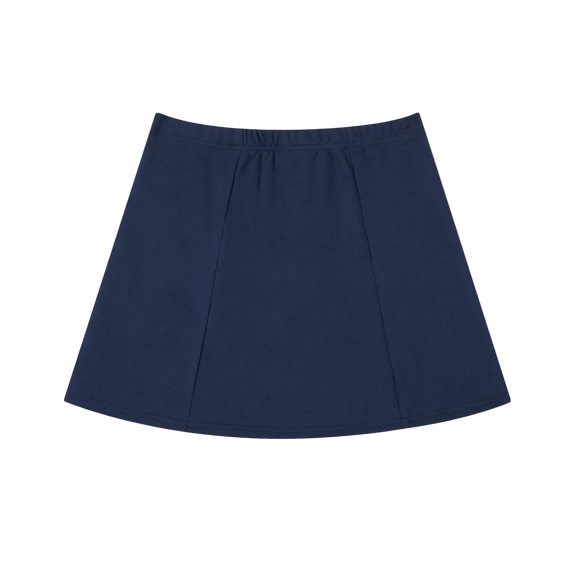 Contrast Side Stripe Slit Skirt by ODMPOD